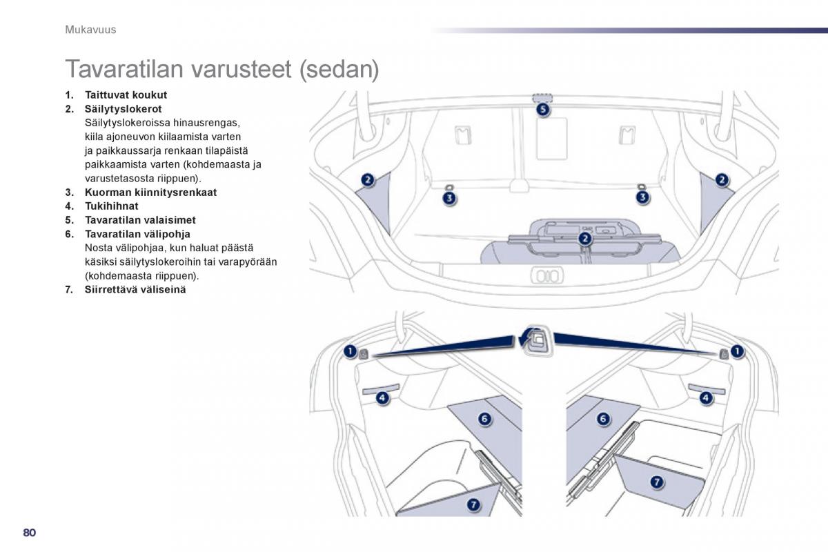 Peugeot 508 omistajan kasikirja / page 82