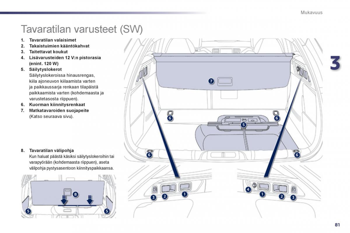 Peugeot 508 omistajan kasikirja / page 83