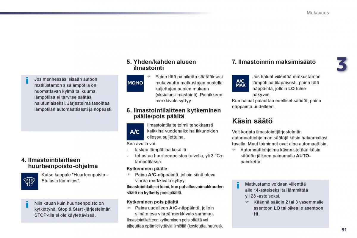 Peugeot 508 omistajan kasikirja / page 93