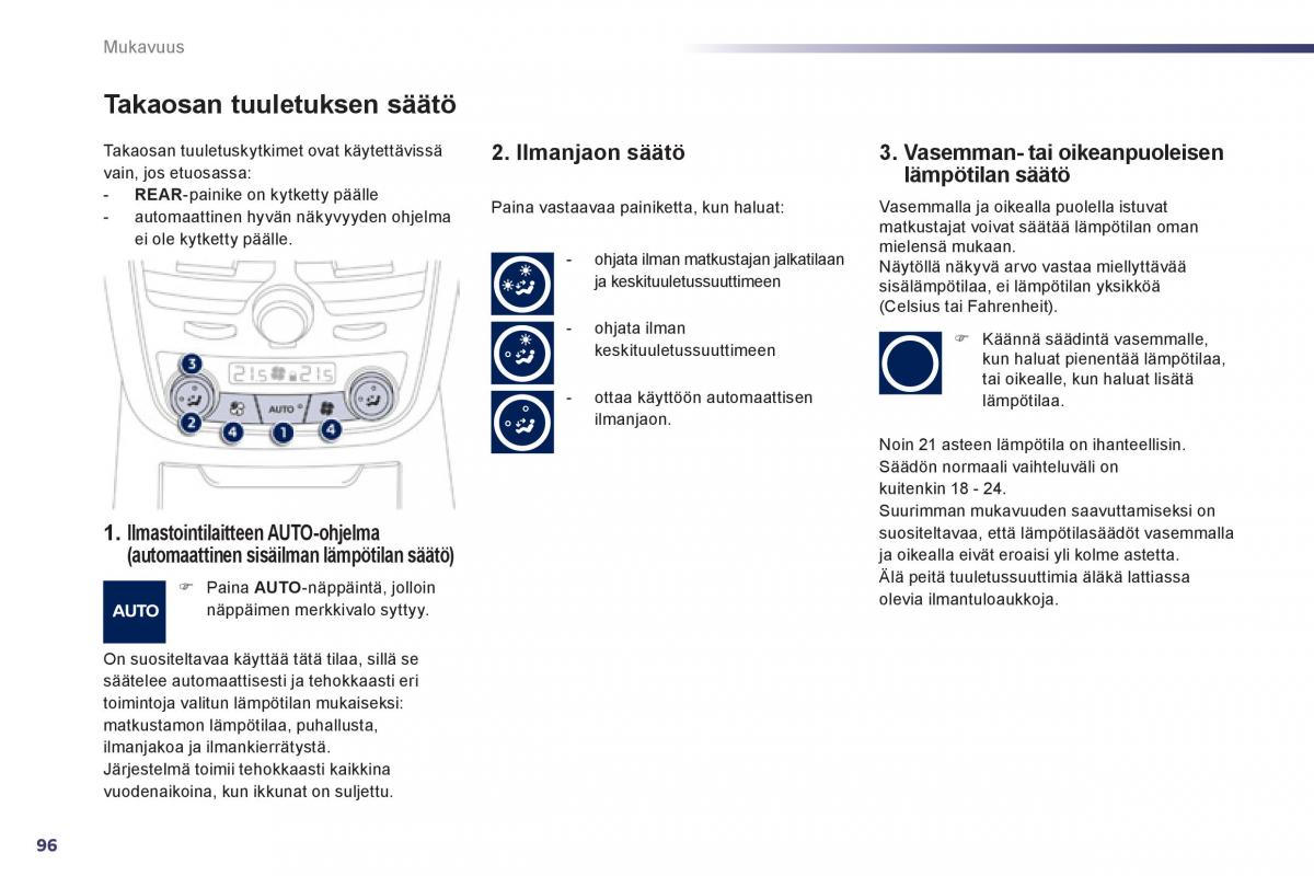 Peugeot 508 omistajan kasikirja / page 98