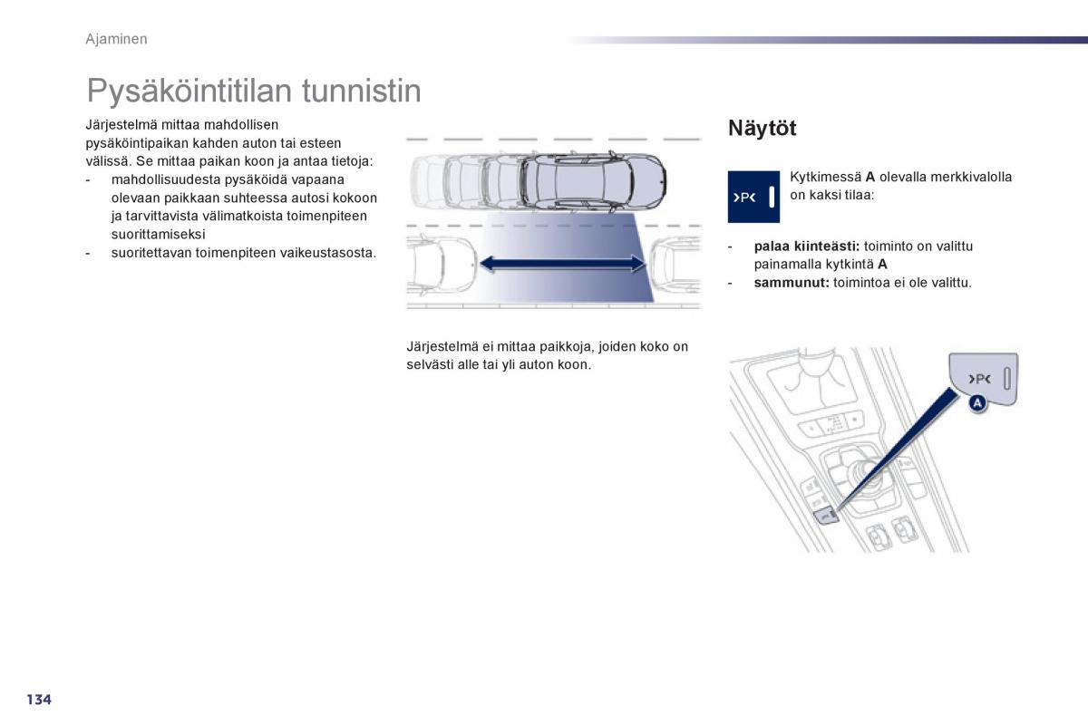 Peugeot 508 omistajan kasikirja / page 136