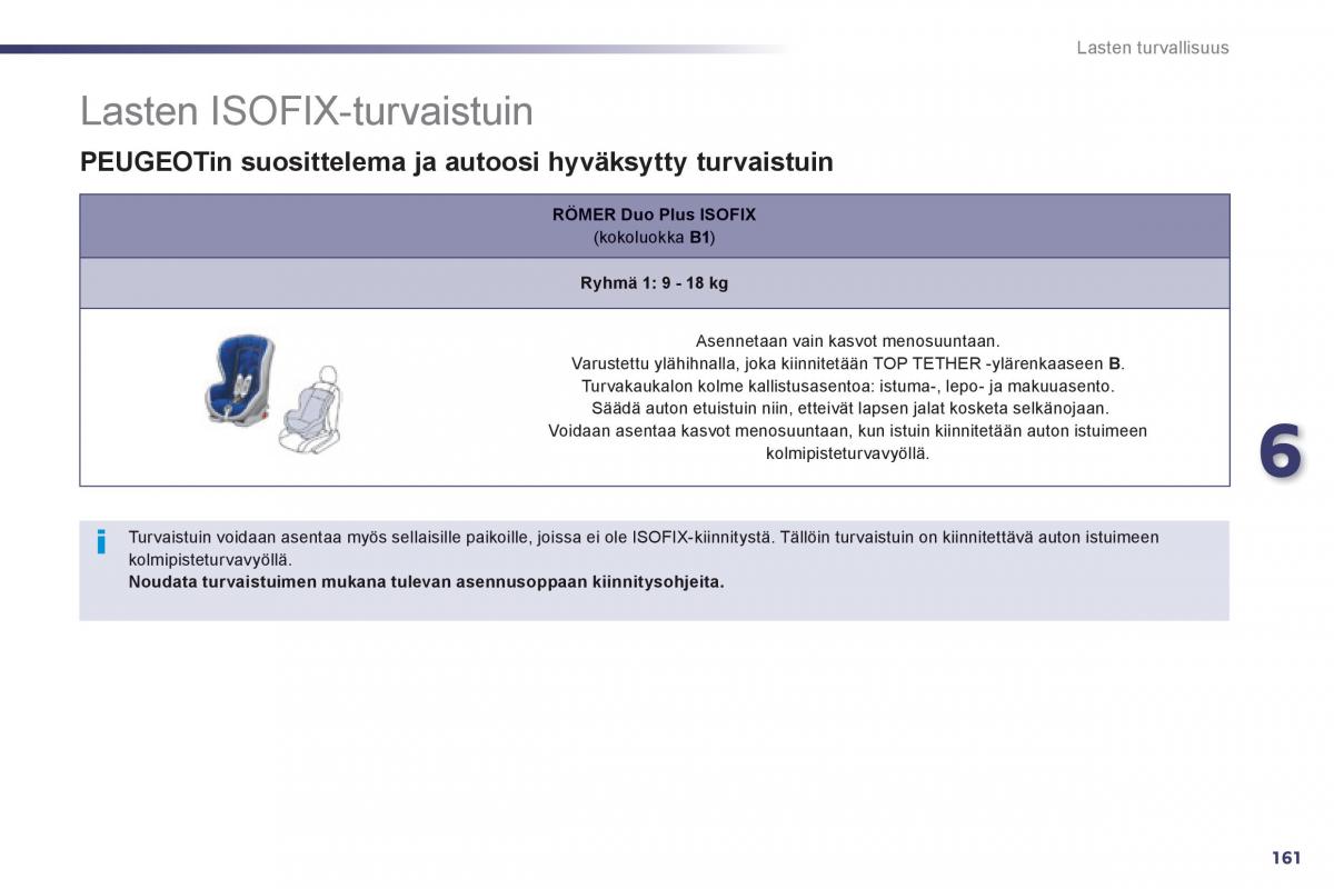 Peugeot 508 omistajan kasikirja / page 163