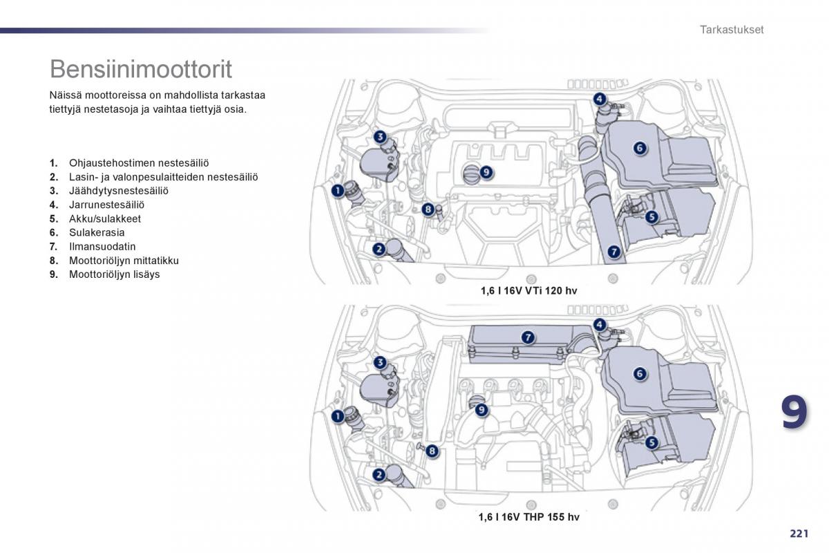 Peugeot 508 omistajan kasikirja / page 223