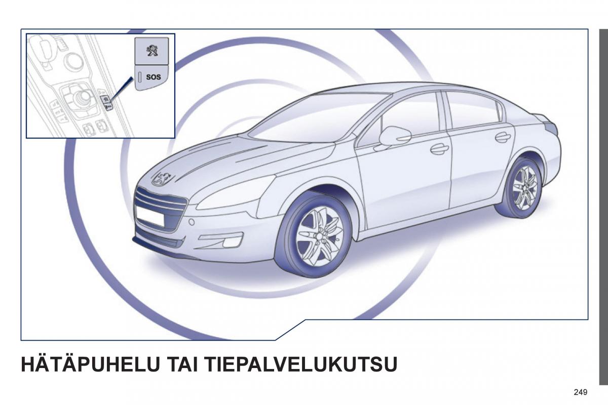 Peugeot 508 omistajan kasikirja / page 251