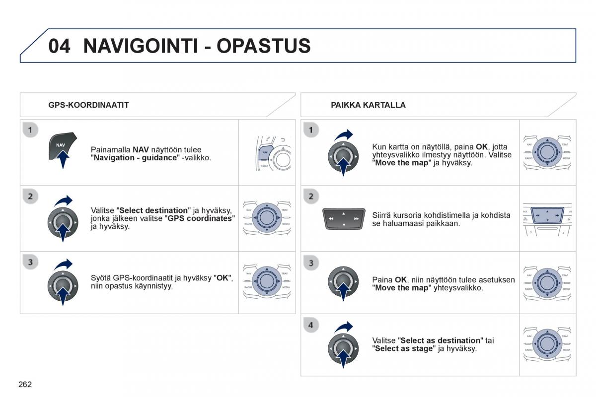 Peugeot 508 omistajan kasikirja / page 264