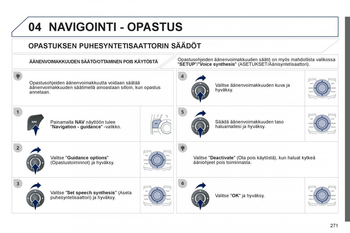 Peugeot 508 omistajan kasikirja / page 273