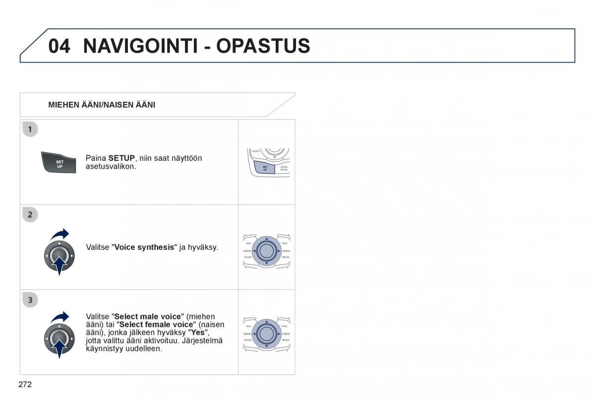 Peugeot 508 omistajan kasikirja / page 274