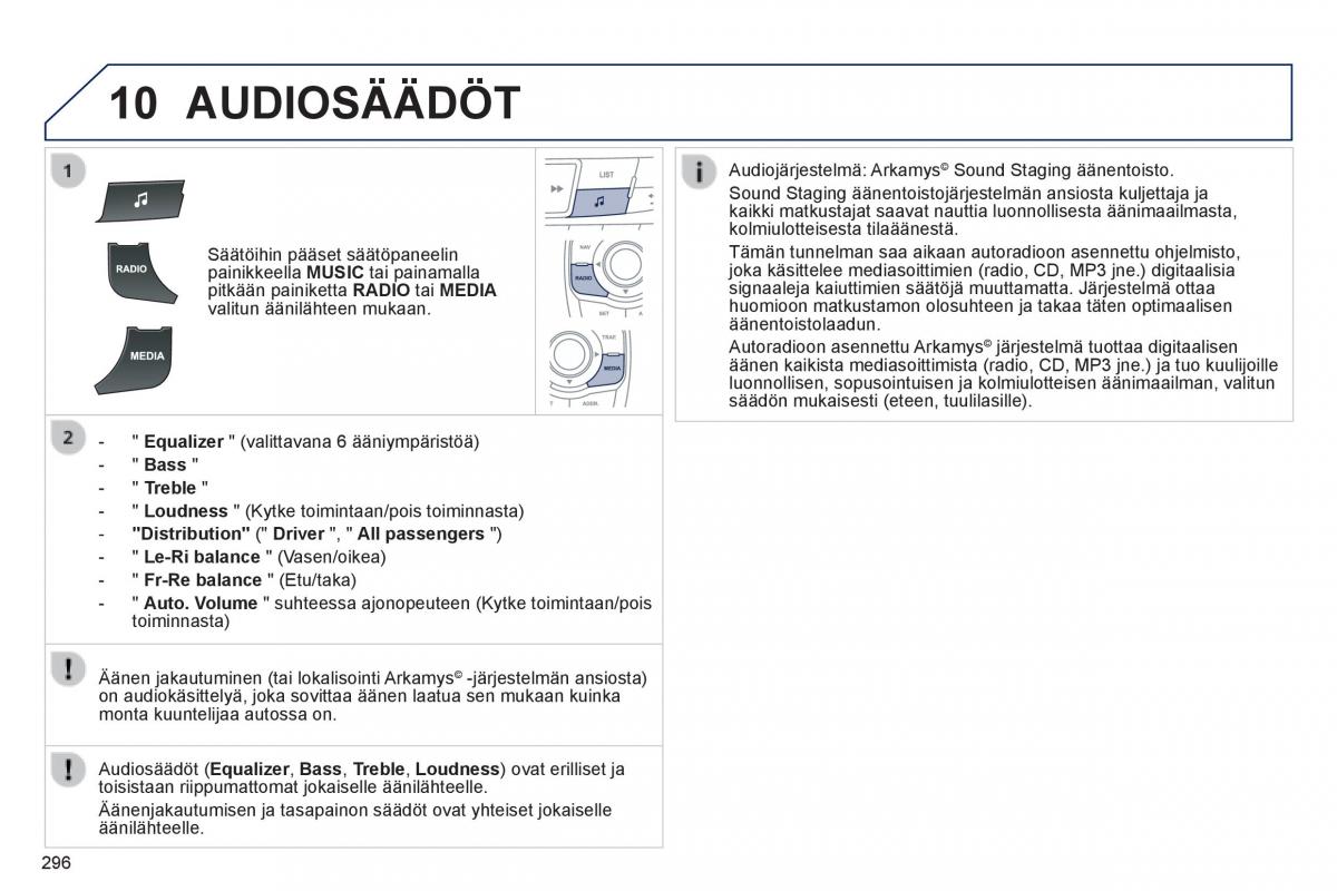 Peugeot 508 omistajan kasikirja / page 298