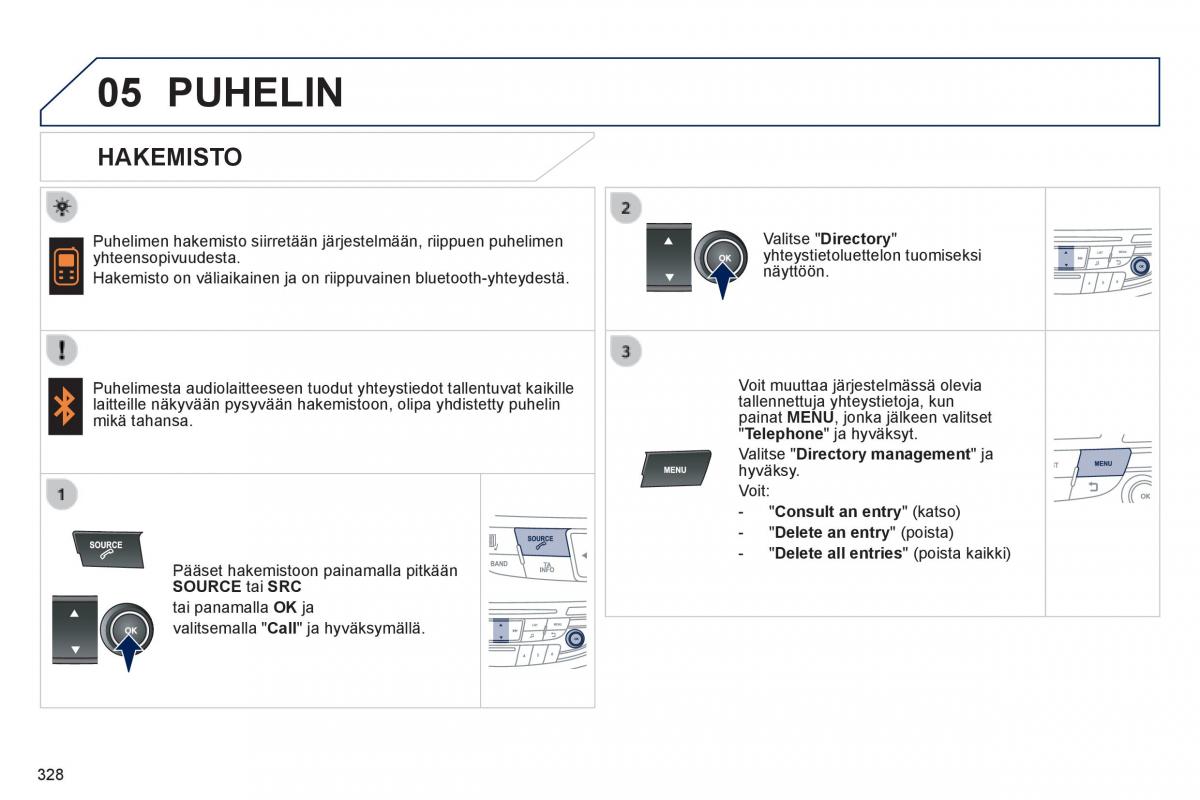 Peugeot 508 omistajan kasikirja / page 330