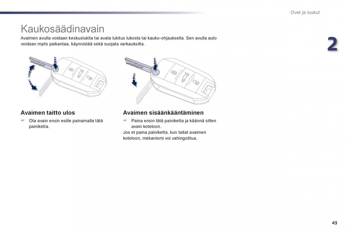 Peugeot 508 omistajan kasikirja / page 45