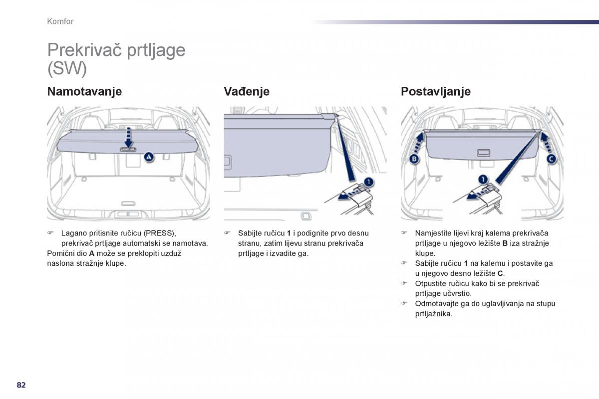 Peugeot 508 vlasnicko uputstvo / page 84