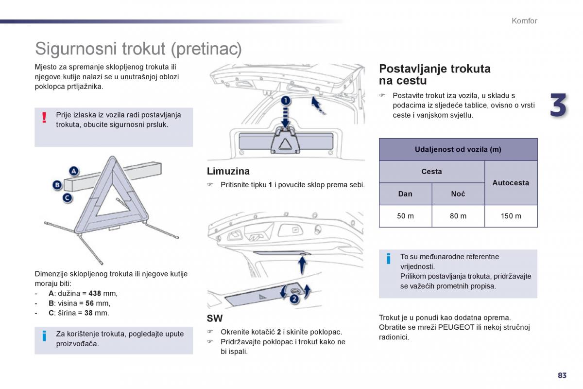 Peugeot 508 vlasnicko uputstvo / page 85