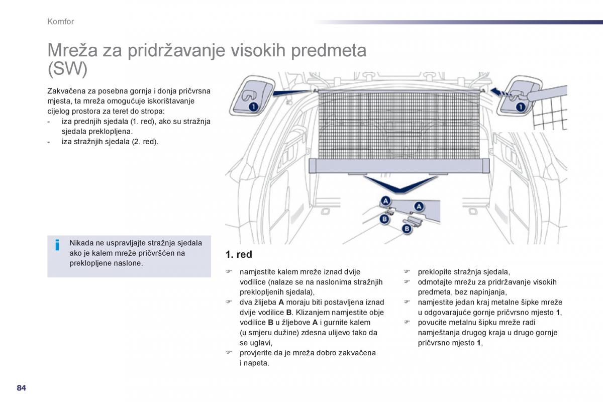 Peugeot 508 vlasnicko uputstvo / page 86