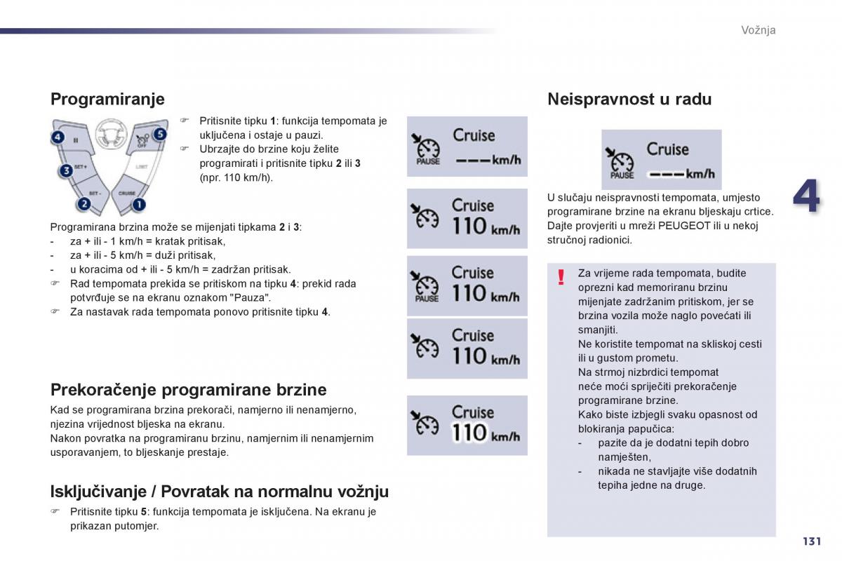 Peugeot 508 vlasnicko uputstvo / page 133