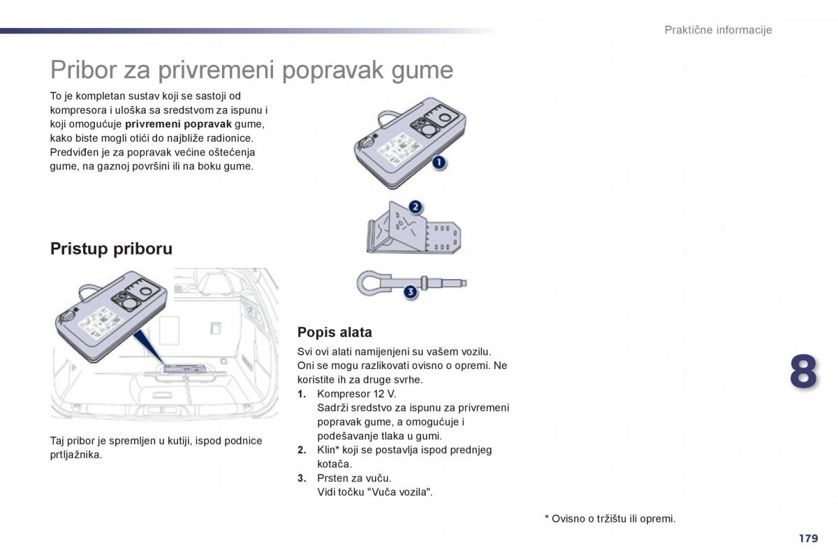 Peugeot 508 vlasnicko uputstvo / page 181