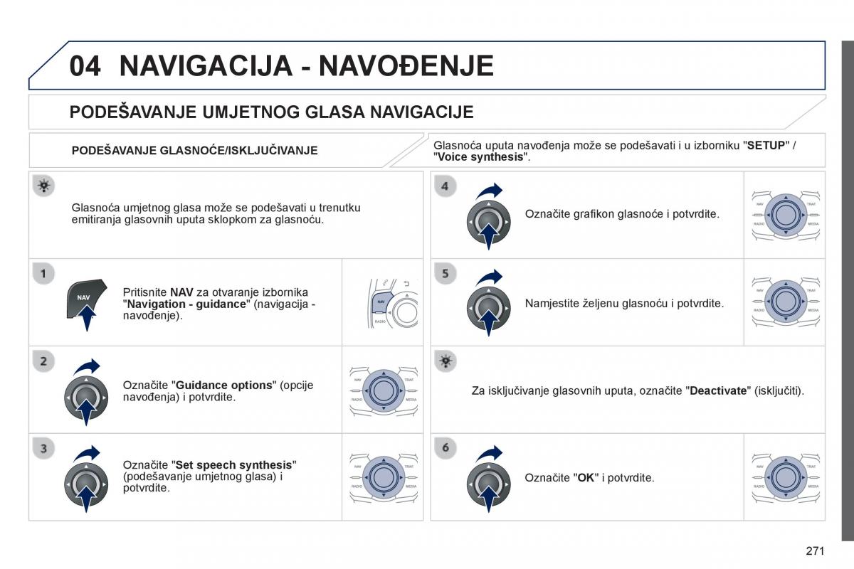 Peugeot 508 vlasnicko uputstvo / page 273