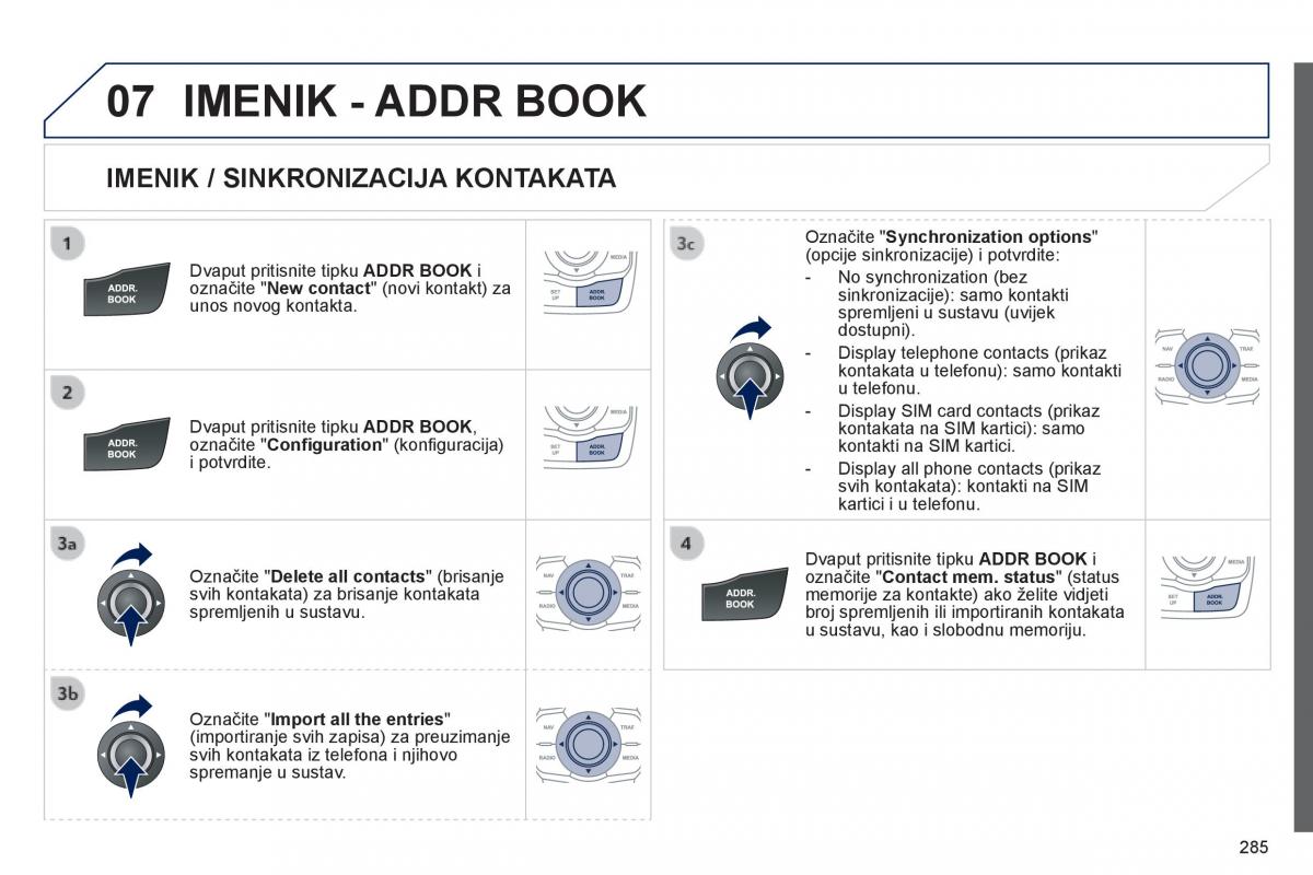 Peugeot 508 vlasnicko uputstvo / page 287