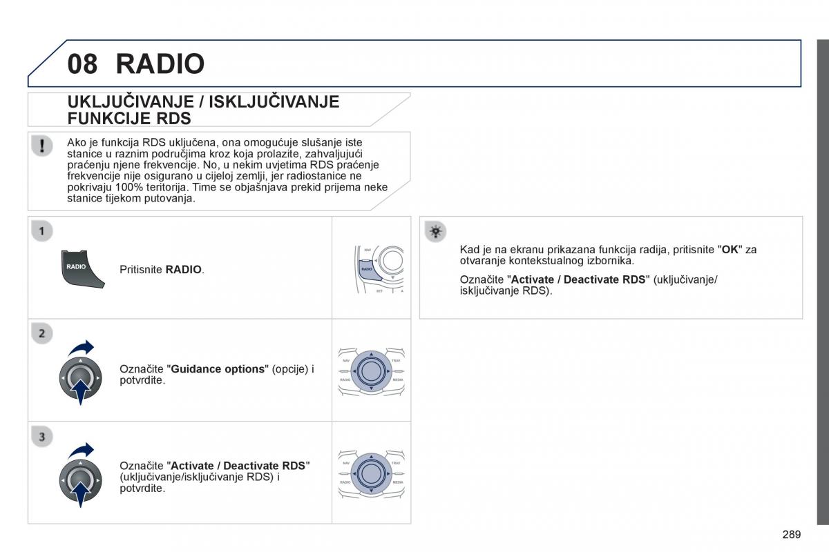 Peugeot 508 vlasnicko uputstvo / page 291