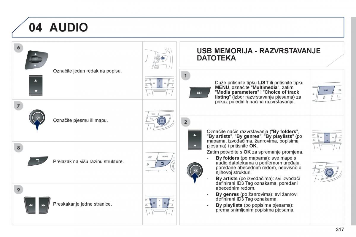 Peugeot 508 vlasnicko uputstvo / page 319