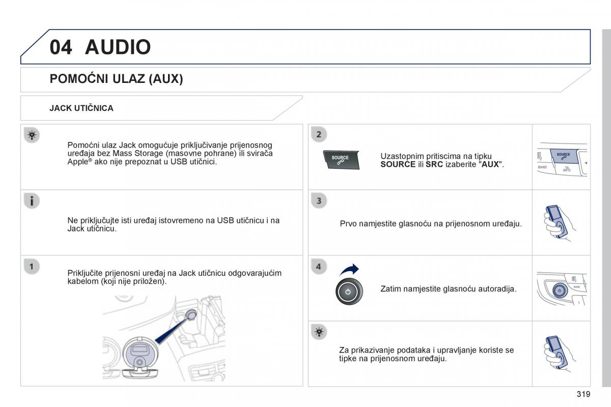 Peugeot 508 vlasnicko uputstvo / page 321