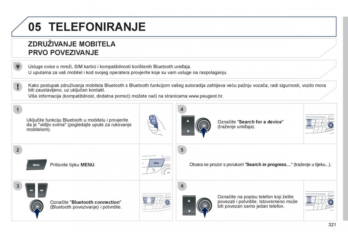 Peugeot 508 vlasnicko uputstvo / page 323