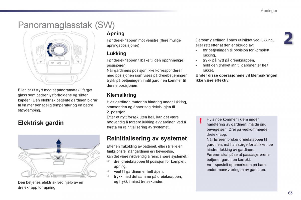 Peugeot 508 bruksanvisningen / page 65