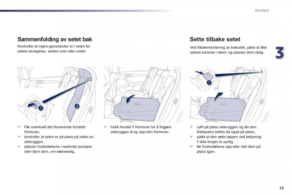 Peugeot 508 bruksanvisningen / page 75