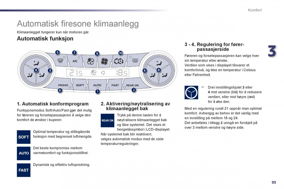 Peugeot 508 bruksanvisningen / page 95