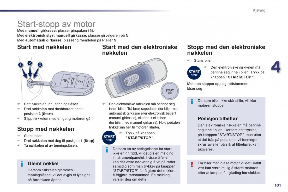 Peugeot 508 bruksanvisningen / page 103