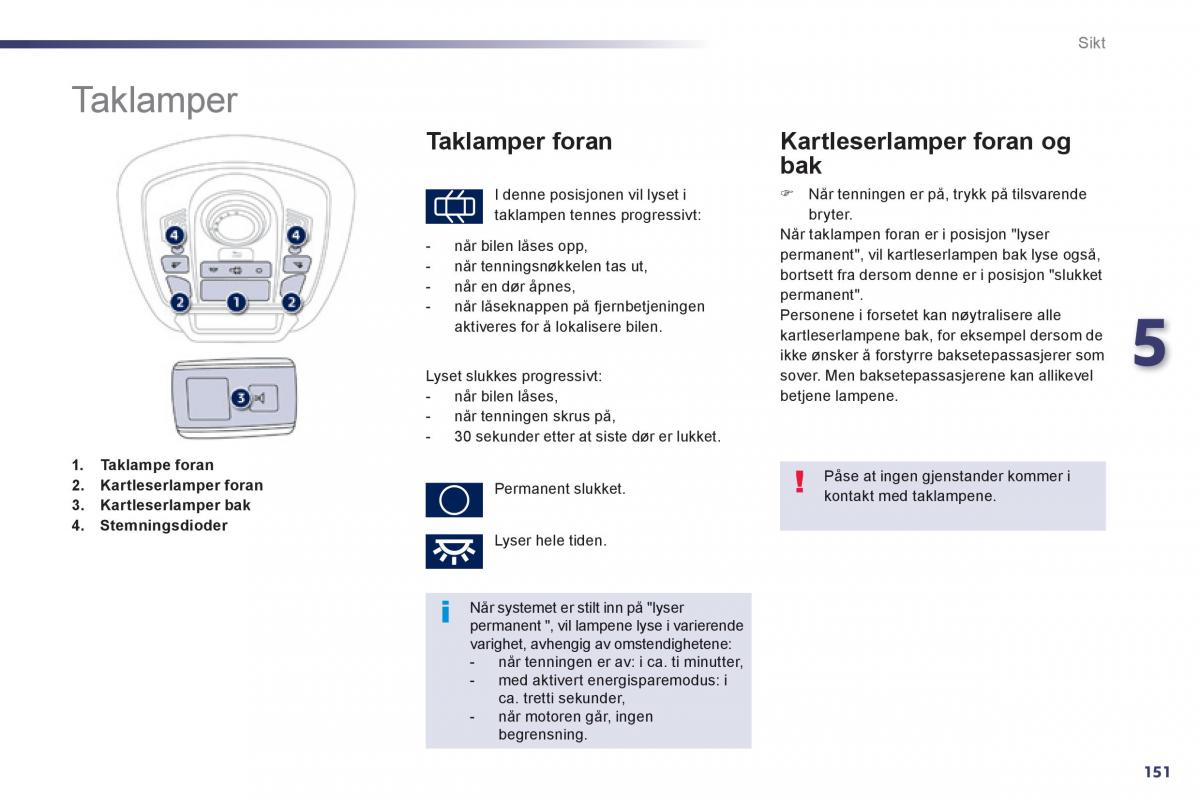 Peugeot 508 bruksanvisningen / page 153