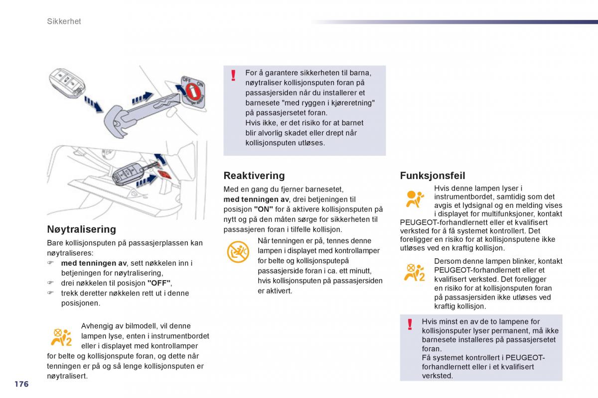 Peugeot 508 bruksanvisningen / page 178