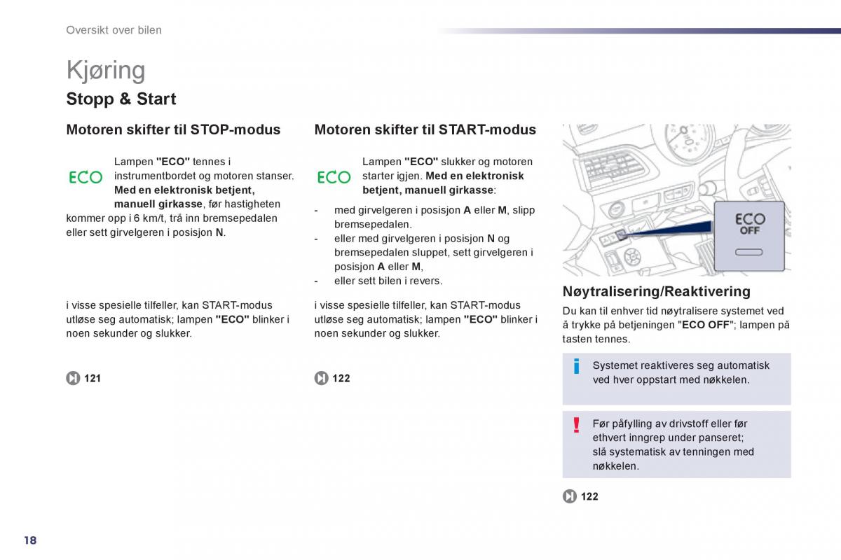 Peugeot 508 bruksanvisningen / page 20