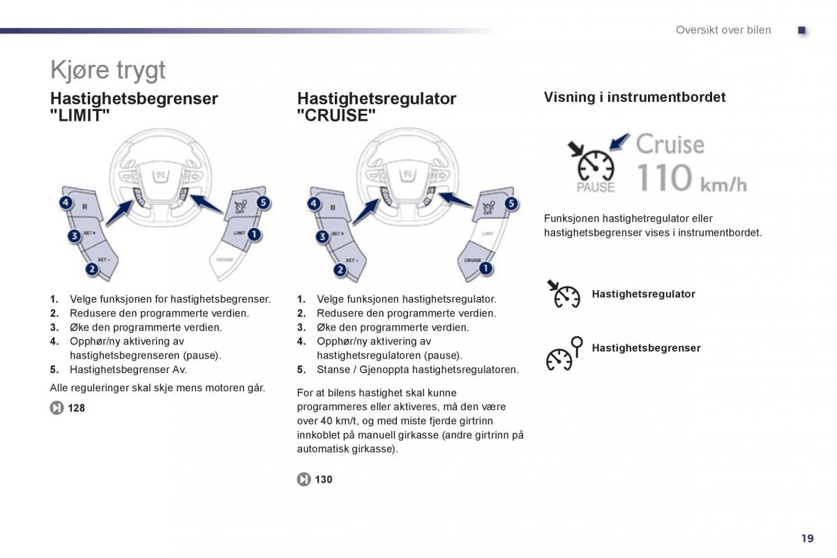 Peugeot 508 bruksanvisningen / page 21