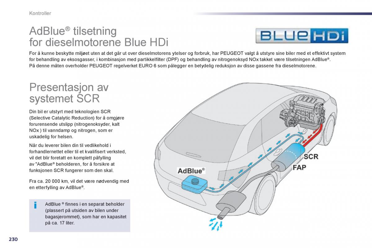 Peugeot 508 bruksanvisningen / page 232