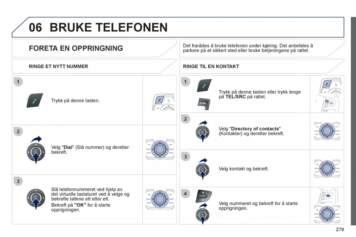 Peugeot 508 bruksanvisningen / page 281