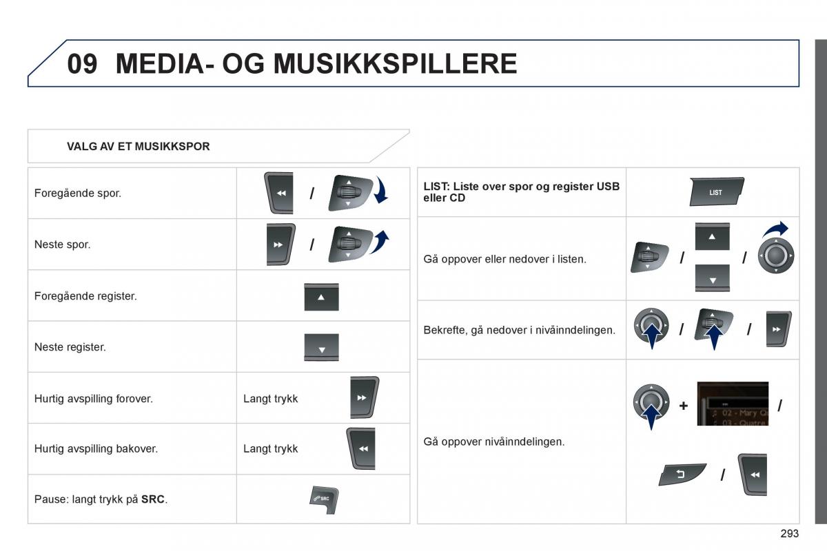 Peugeot 508 bruksanvisningen / page 295