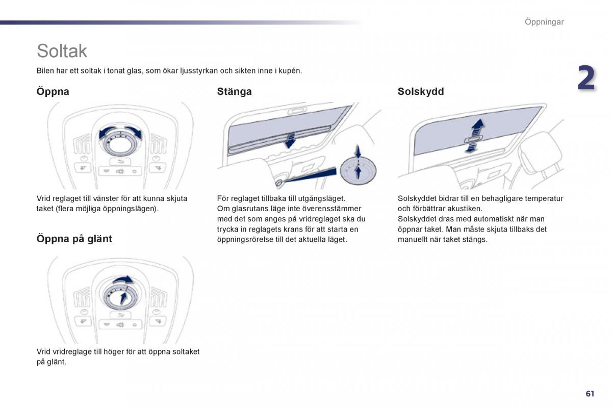 Peugeot 508 instruktionsbok / page 63