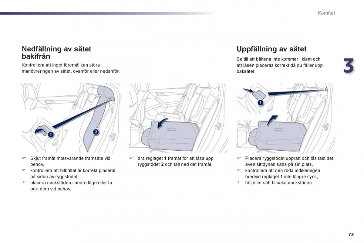 Peugeot 508 instruktionsbok / page 75