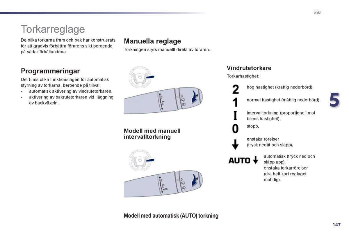 Peugeot 508 instruktionsbok / page 149