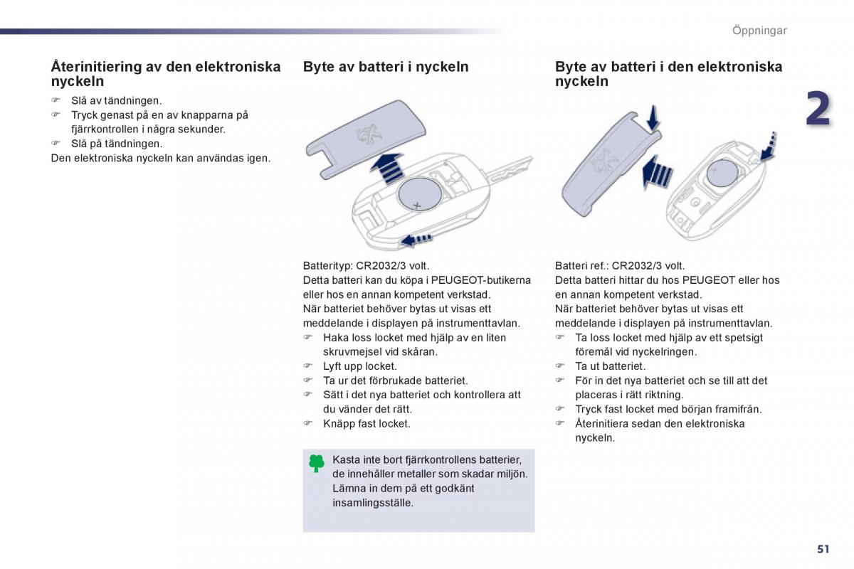 Peugeot 508 instruktionsbok / page 53