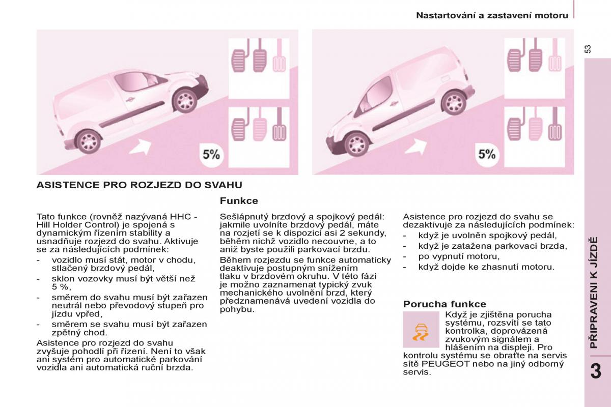 Peugeot Partner II 2 navod k obsludze / page 55