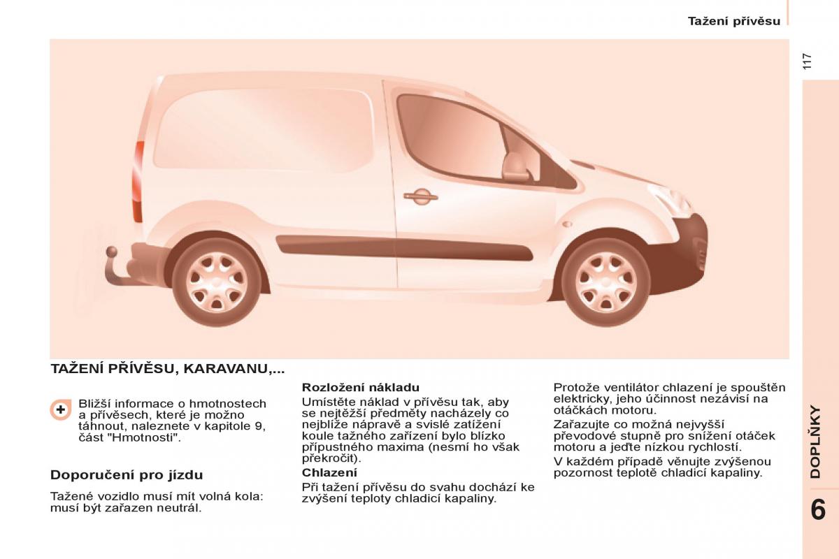 Peugeot Partner II 2 navod k obsludze / page 119