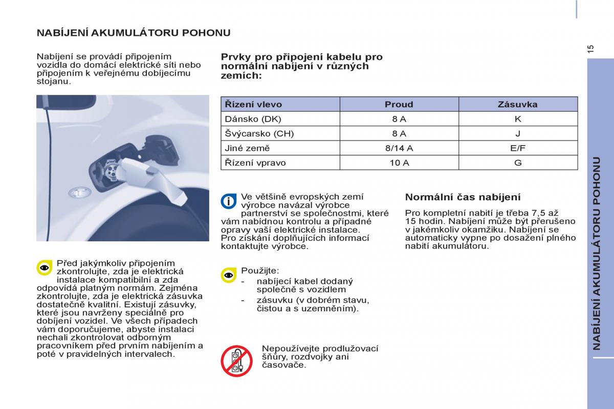 Peugeot Partner II 2 navod k obsludze / page 273