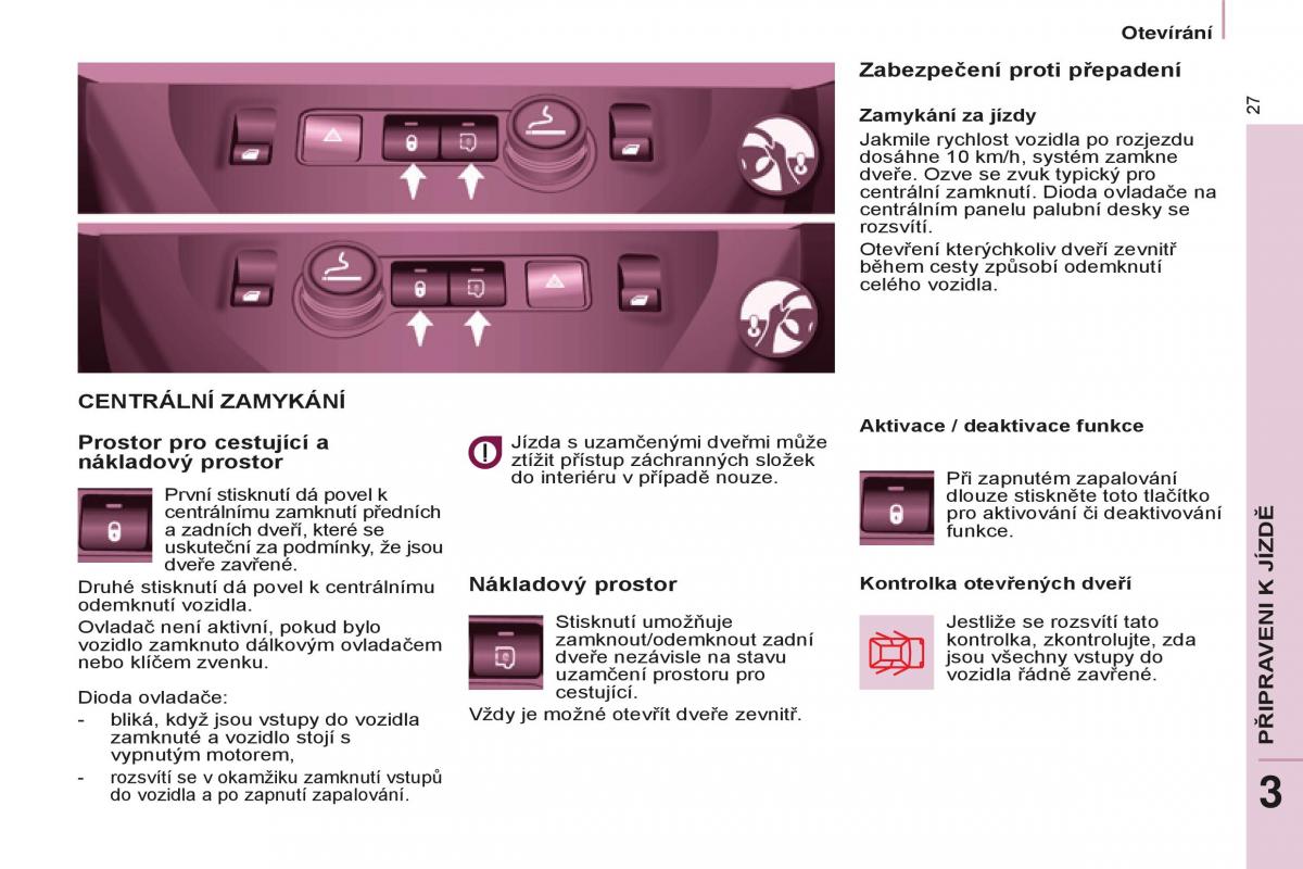 Peugeot Partner II 2 navod k obsludze / page 29