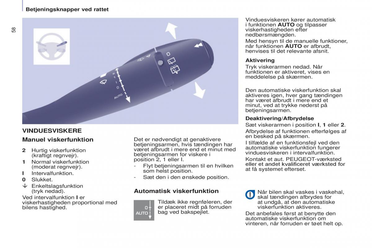 Peugeot Partner II 2 Bilens instruktionsbog / page 60