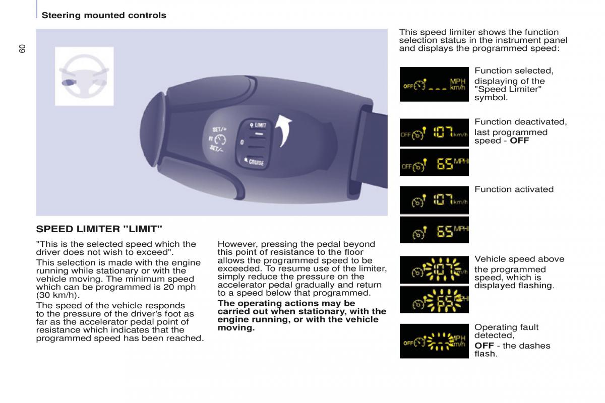 Peugeot Partner II 2 owners manual / page 62