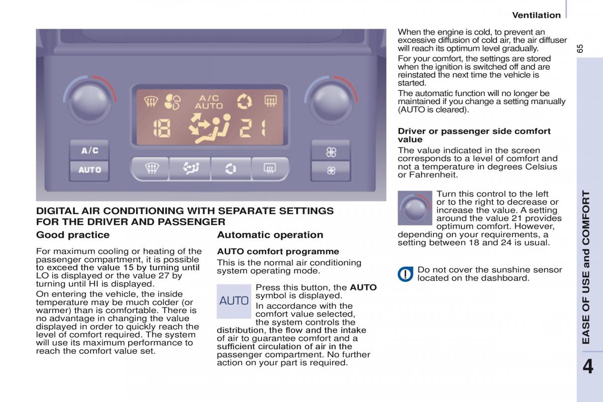 Peugeot Partner II 2 owners manual / page 67