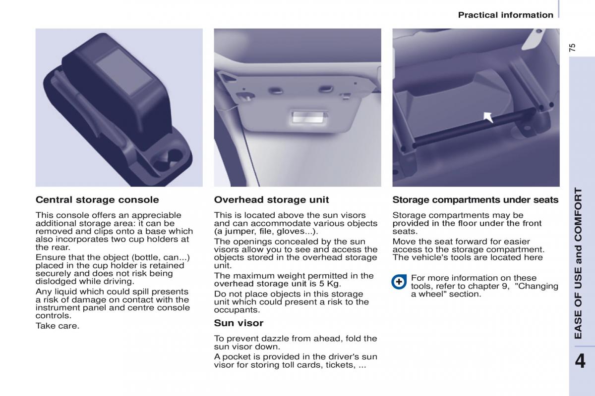 Peugeot Partner II 2 owners manual / page 77