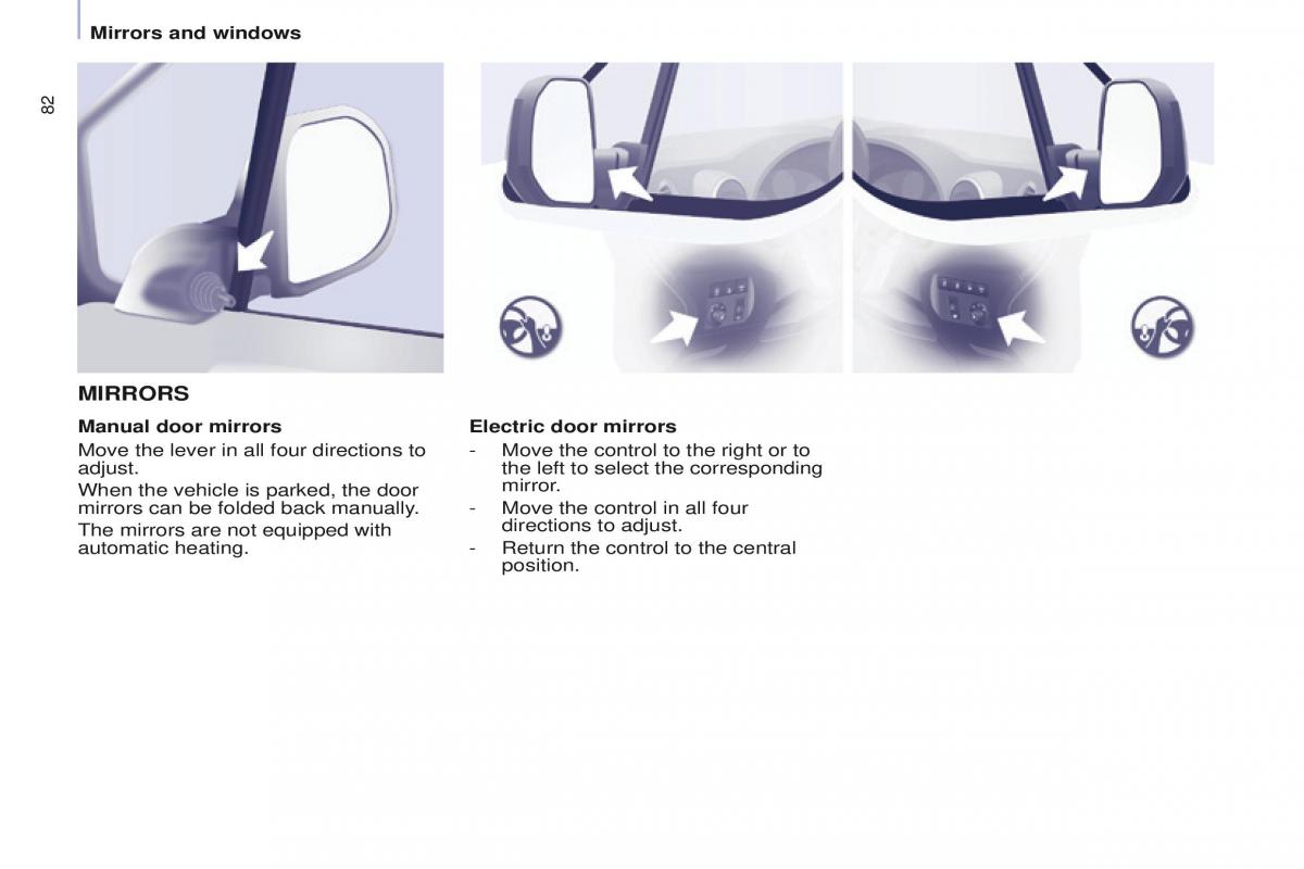 Peugeot Partner II 2 owners manual / page 84