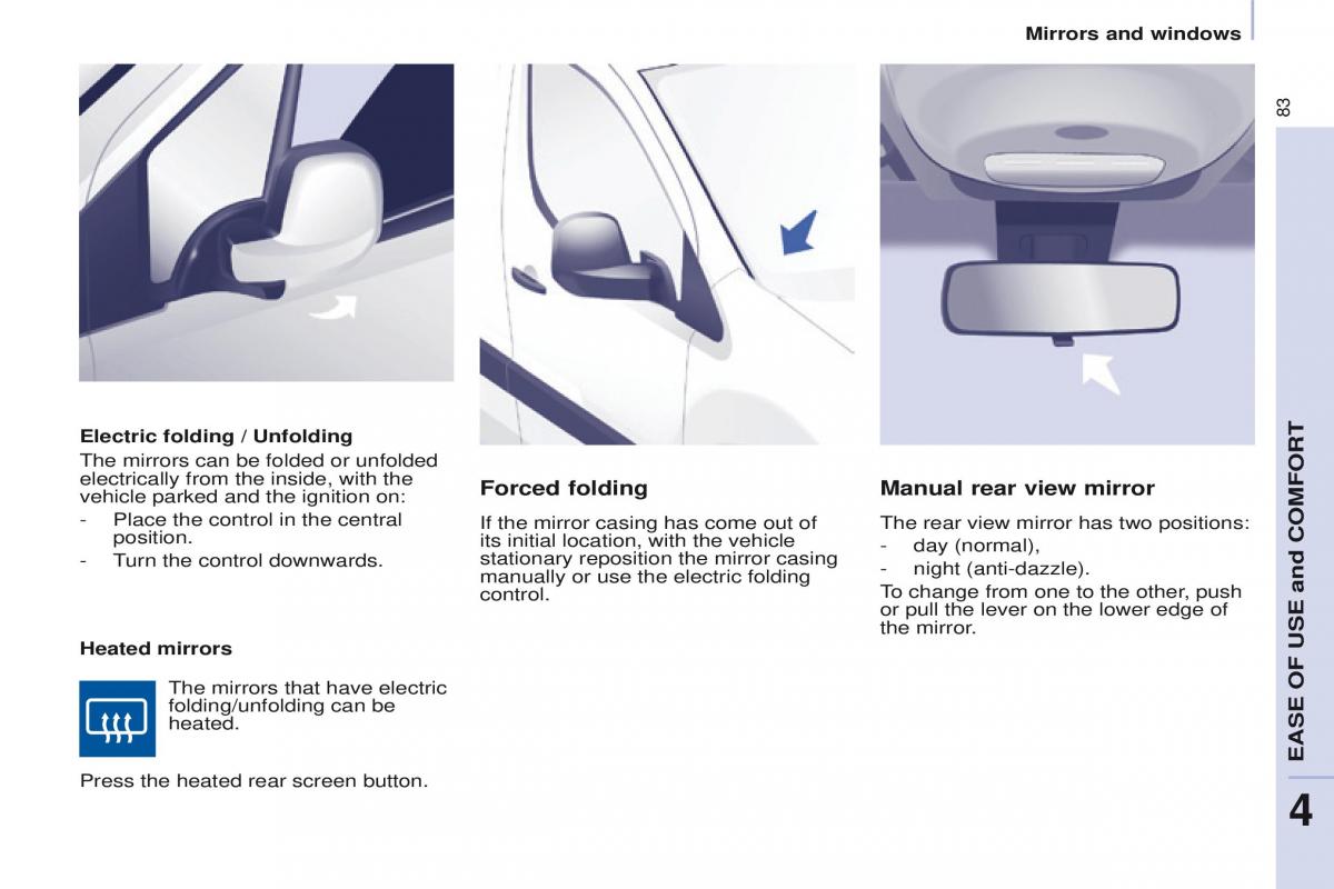 Peugeot Partner II 2 owners manual / page 85